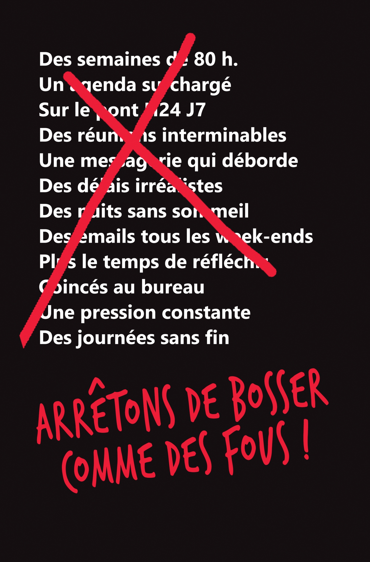 9782840019855-001-X Arrêtons de bosser comme des fous ! – Image 1